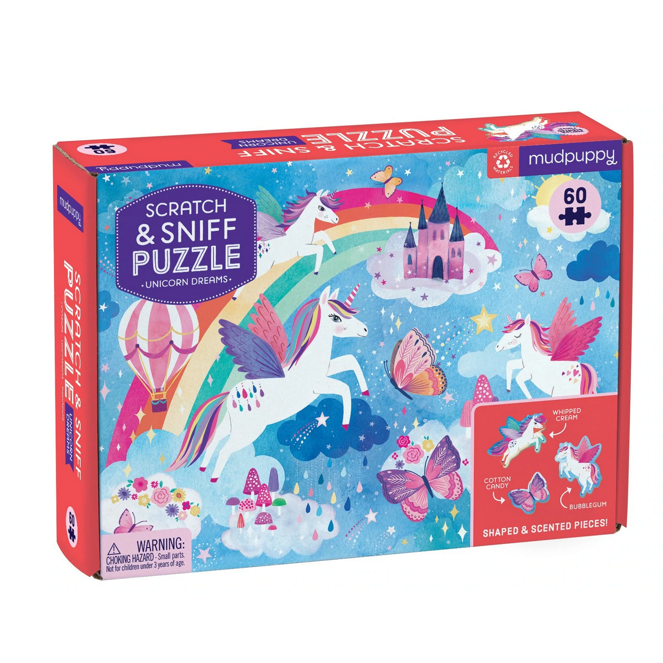 Unicorn Dreams Scratch and Sniff Puzzle - hip-kid