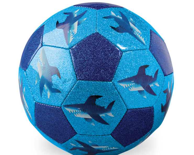 Crocodile Creek Size 3 Soccer Ball - Shark City - hip-kid