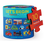 Crocodile Creek Let’s Begin Beginner Puzzle - Vehicles - hip-kid