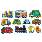 Crocodile Creek Let’s Begin Beginner Puzzle - Vehicles - hip-kid
