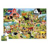 Crocodile Creek The Day at The Farm - 48 Pc Jigsaw Puzzle - hip-kid