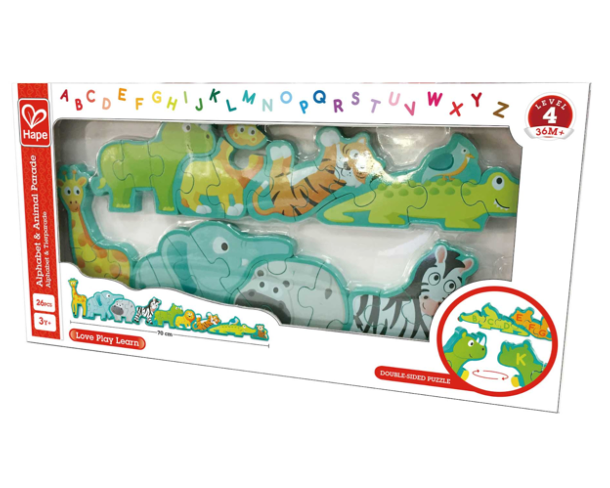 Hape Alphabet & Animal Parade - hip-kid