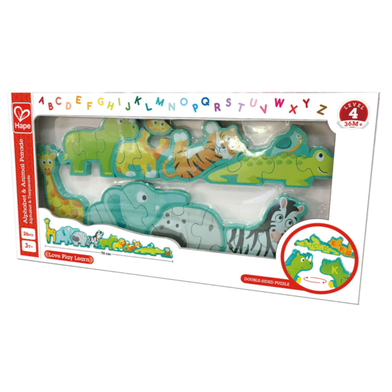 Hape Alphabet & Animal Parade - hip-kid