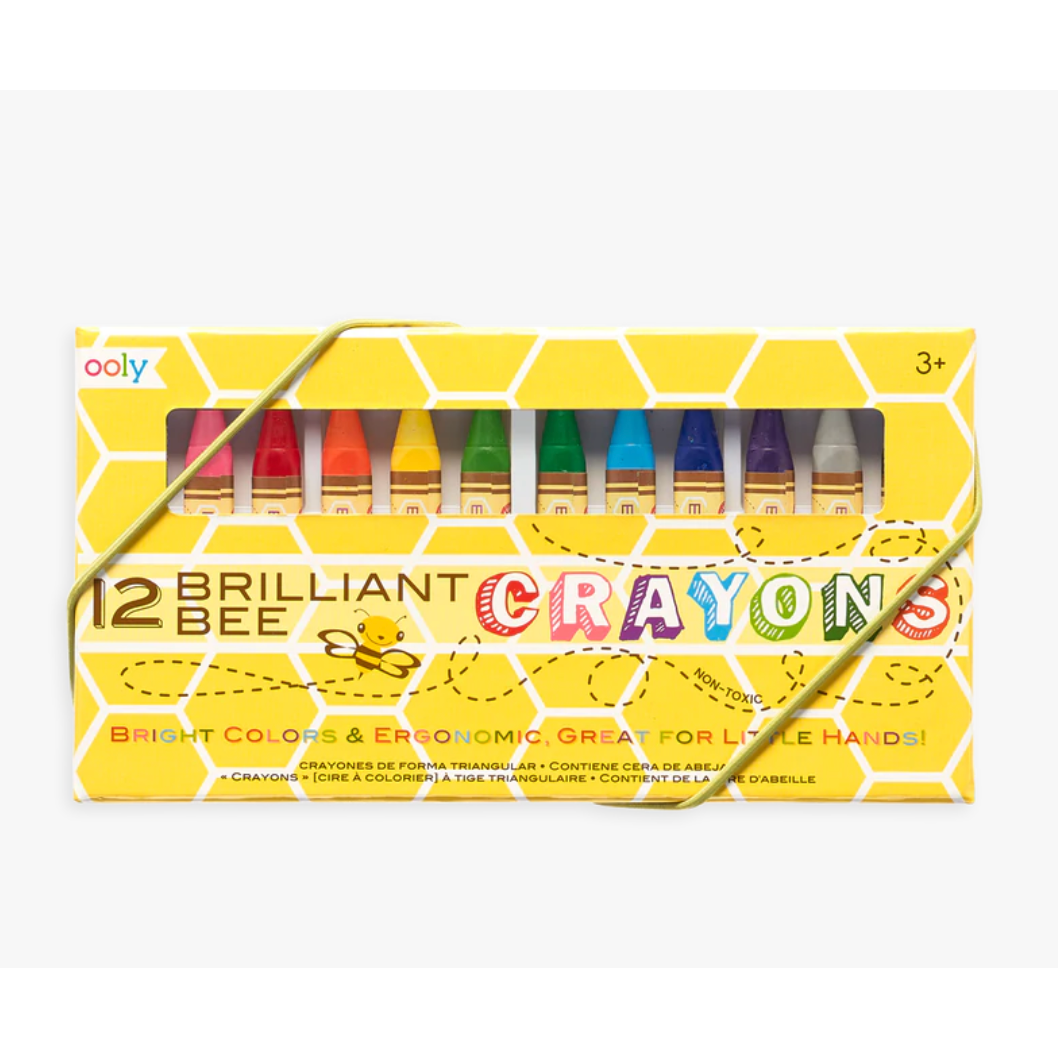 OOLY Brilliant Bee Crayons - 12 - hip-kid