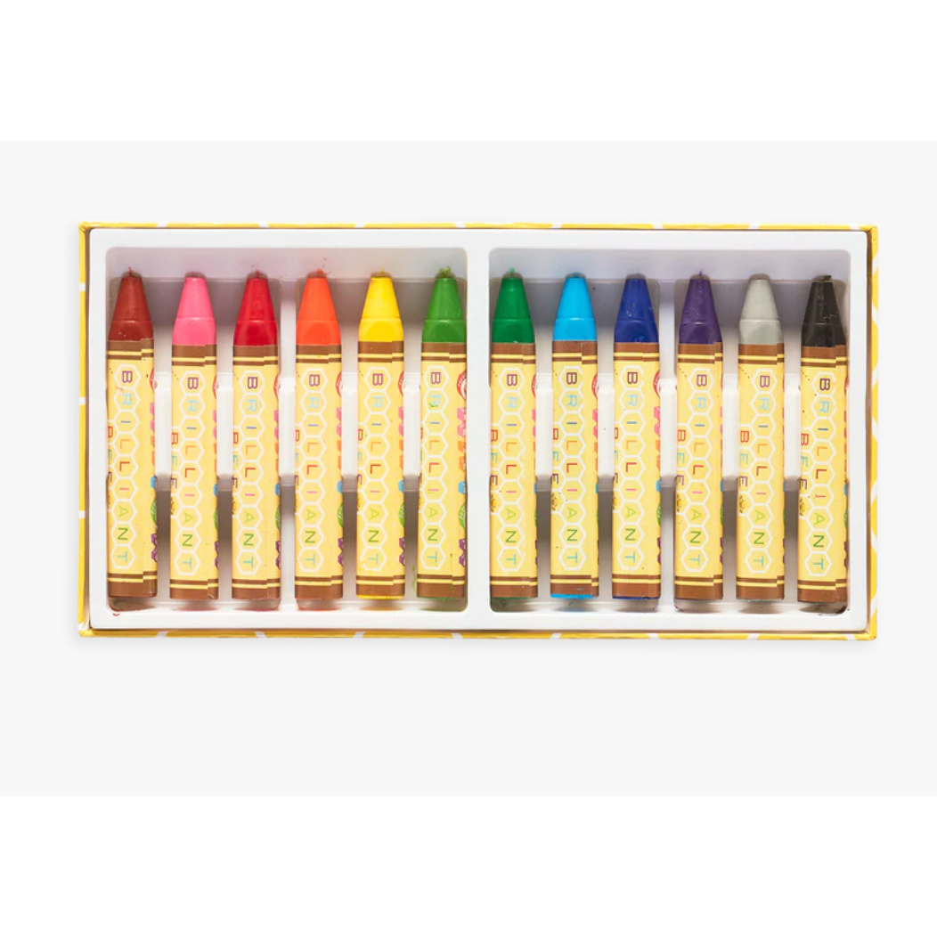 OOLY Brilliant Bee Crayons - 12 - hip-kid