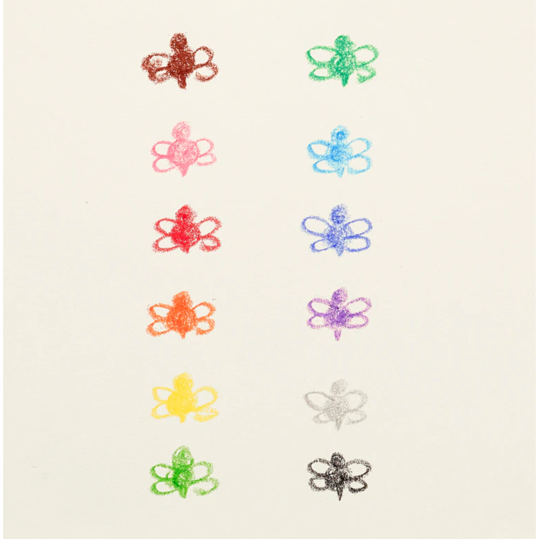 OOLY Brilliant Bee Crayons - 12 - hip-kid