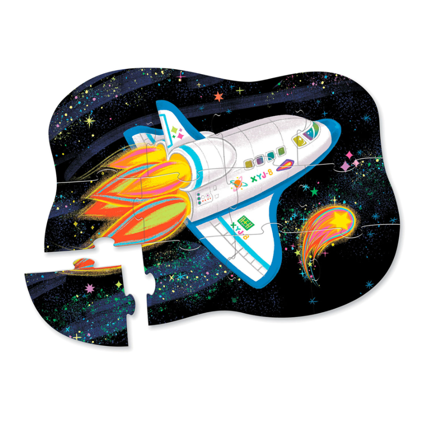 Crocodile Creek 12pc puzzle - Blast Off - hip-kid