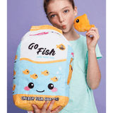 Iscream Go Fish Packaging Fleece Pillow - hip-kid
