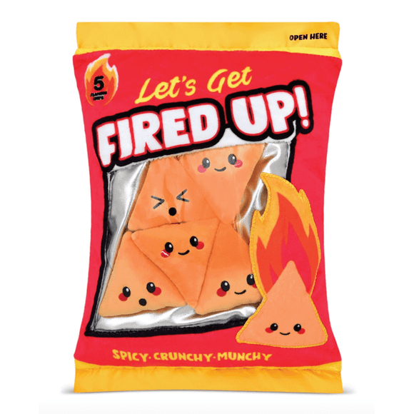Iscream Fired Up Chips Packaging Fleece Pillow - hip-kid
