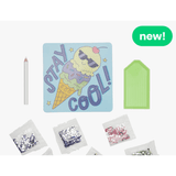 Ooly Razzle Dazzle D.I.Y Mini Gem Art Kit - Cool Cream - hip-kid