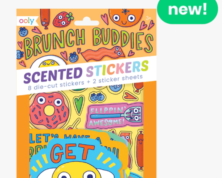 Ooly scented scratch stickers - Brunch Buddies - hip-kid