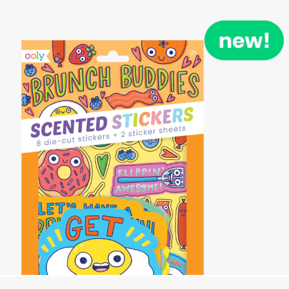 Ooly scented scratch stickers - Brunch Buddies - hip-kid