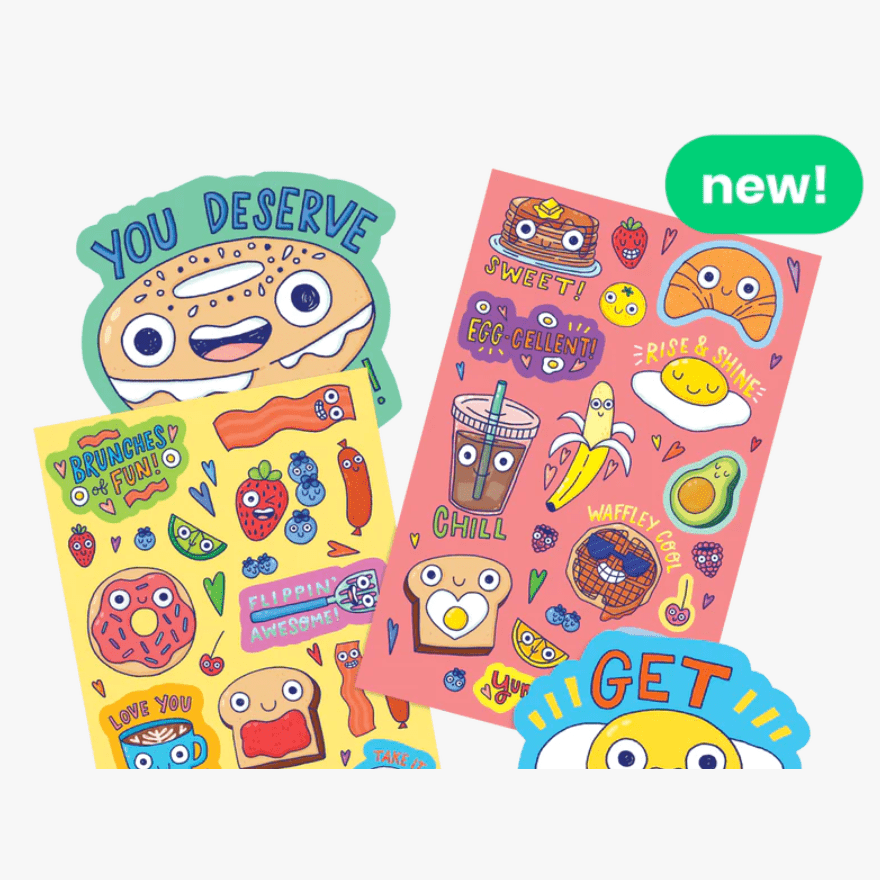 Ooly scented scratch stickers - Brunch Buddies - hip-kid
