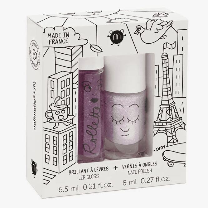 Nailmatics Kids Lovely City Nail Polish Duo Set - hip-kid