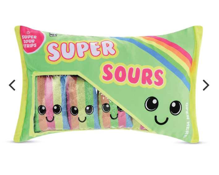 Iscream Super Sours Strawberry Scented Plush - hip-kid