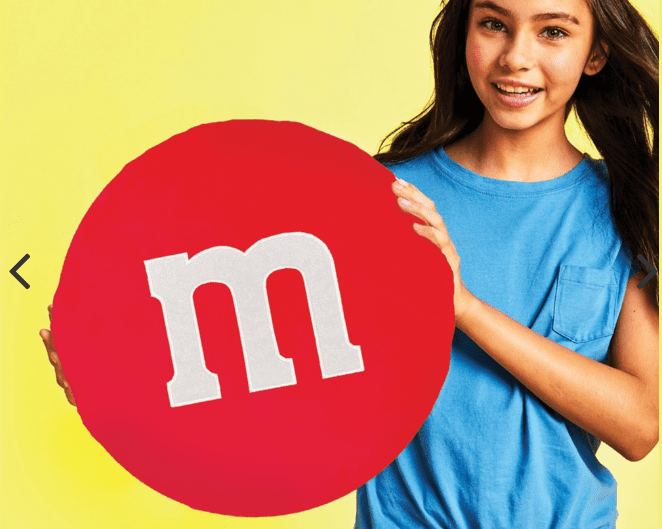 Iscream M&M Fleece & Glitter Plush - hip-kid