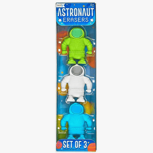 ooly Astronaut Erasers - Set of 3 - hip-kid