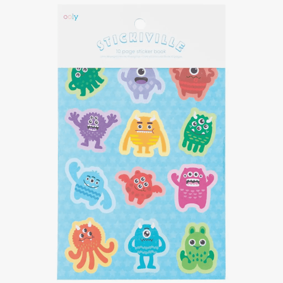 OOLY Stickiville Book - Monsters - hip-kid