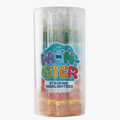 OOLY Monster Stacking Highlighters - hip-kid