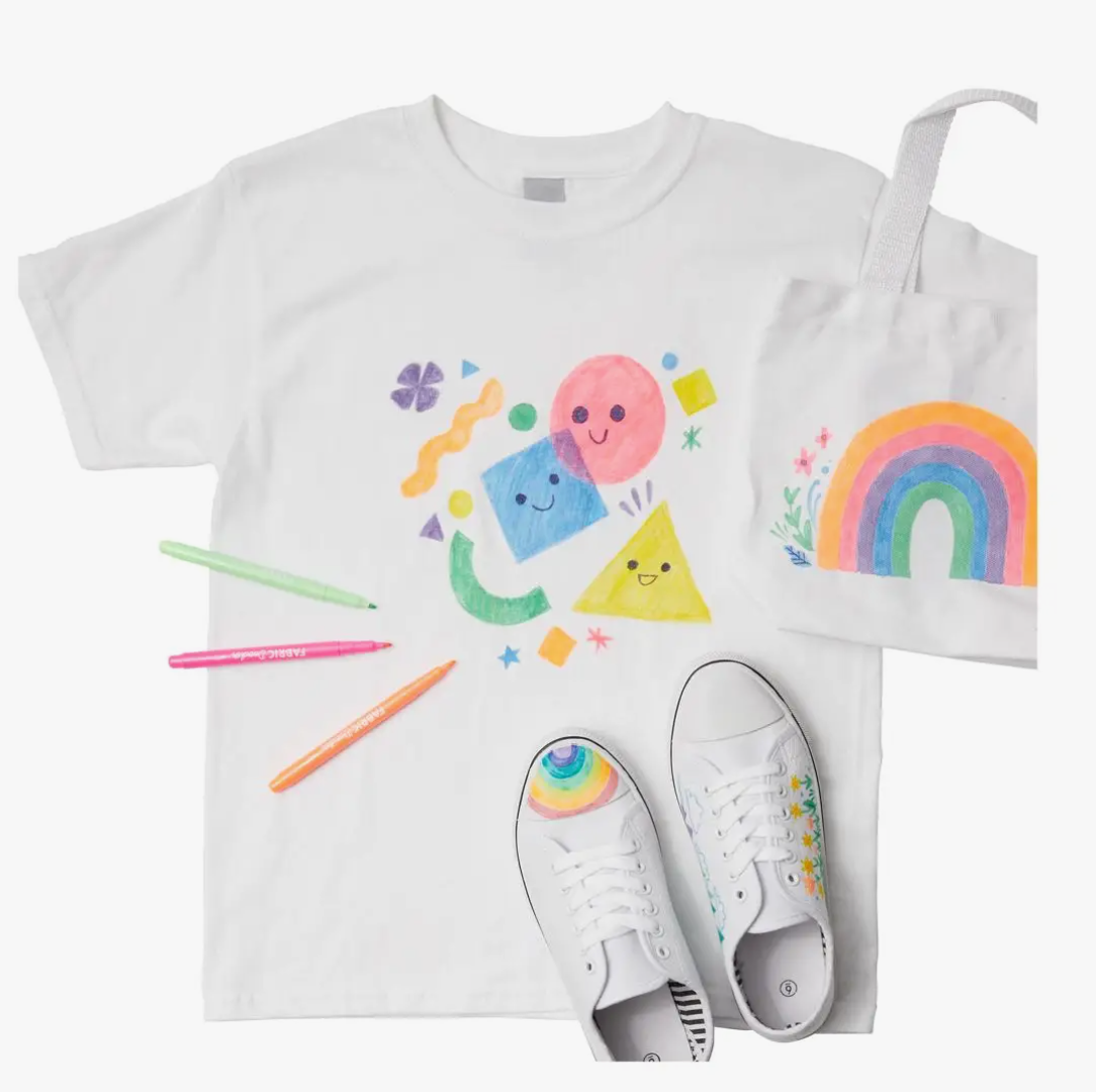 OOLY Fabric Doodlers Markers - Set of 12 - hip-kid