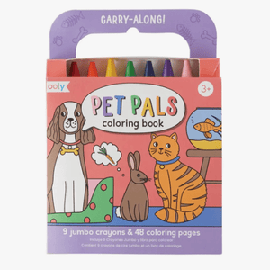 OOLY Carry Along Crayon & Coloring Book Kit - Pet Pals - hip-kid