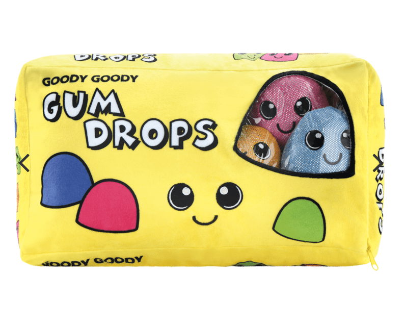 Iscream Goody Gumdrops Packaging Fleece Plush - hip-kid