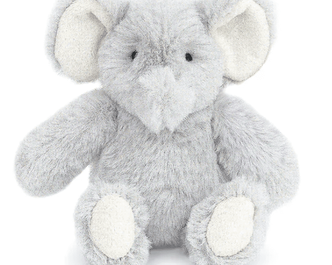 Mon Ami Ozzy Elephant Plush Rattle - hip-kid