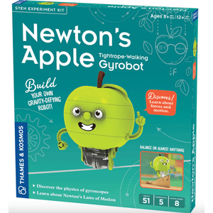 Thames & Kosmos - Newton's Apple: Tightrope-Walking Gyrobot - hip-kid