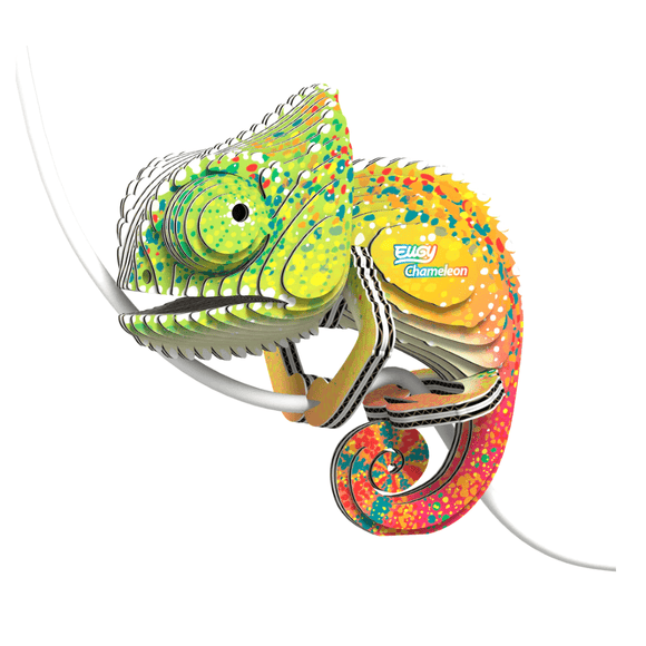 Geotoys Eugy - Chameleon 28 pc puzzle - hip-kid