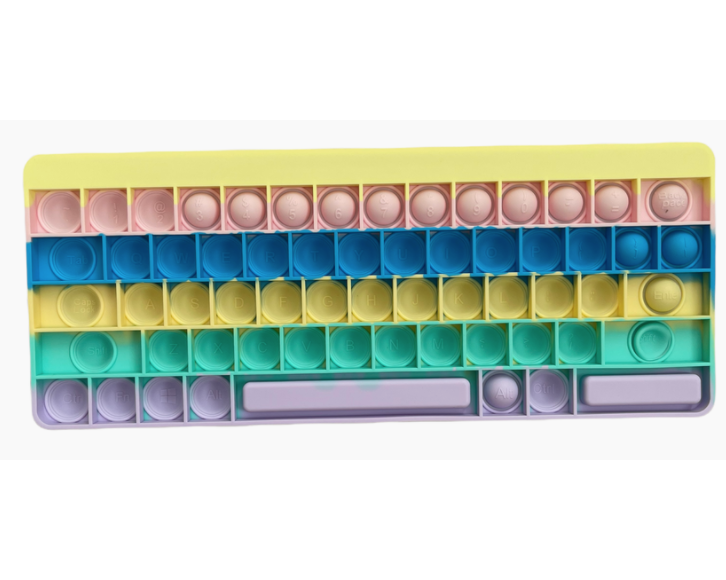 Three Hearts Fidget Keyboard Toy - hip-kid