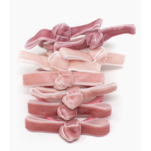 Three Hearts Monica Velvet Hair Bands - hip-kid