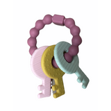 Three Hearts Key Rattle - hip-kid