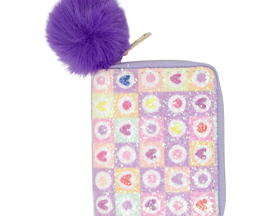 Zomi Gems - Tiny Treats Glitter Heart Wallet - hip-kid