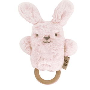 O.B Designs Betsy Bunny Soft Rattle Toy - hip-kid