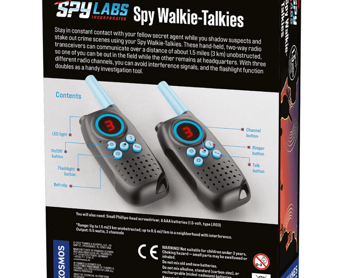 Thames & Kosmos Spy Walkie-Talkies - hip-kid