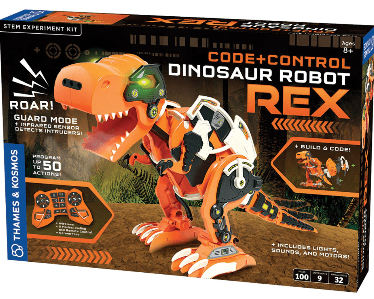 Thames & Kosmos Code+Control Dinosaur Robot Rex - hip-kid