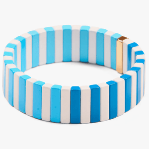 Malibu Sugar Summer Waves Tile Bracelet - hip-kid