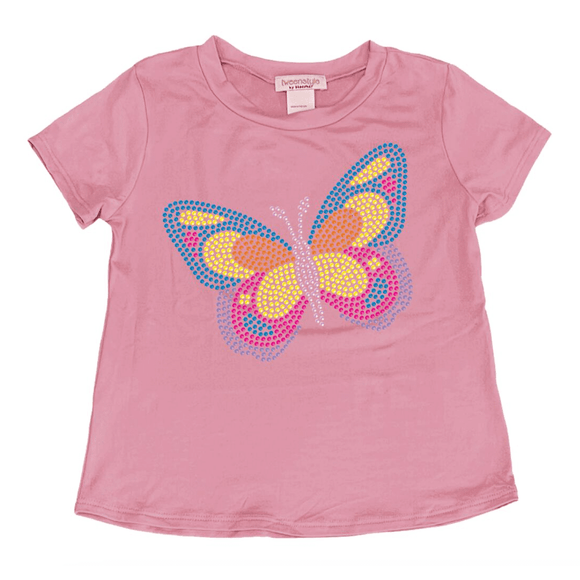 Sparkle by Stoopher Sparkle Butterfly Tee - hip-kid