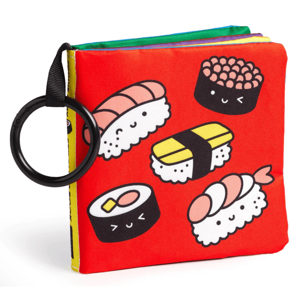 Foodie Baby Crinkle Fabric Stroller Book - hip-kid