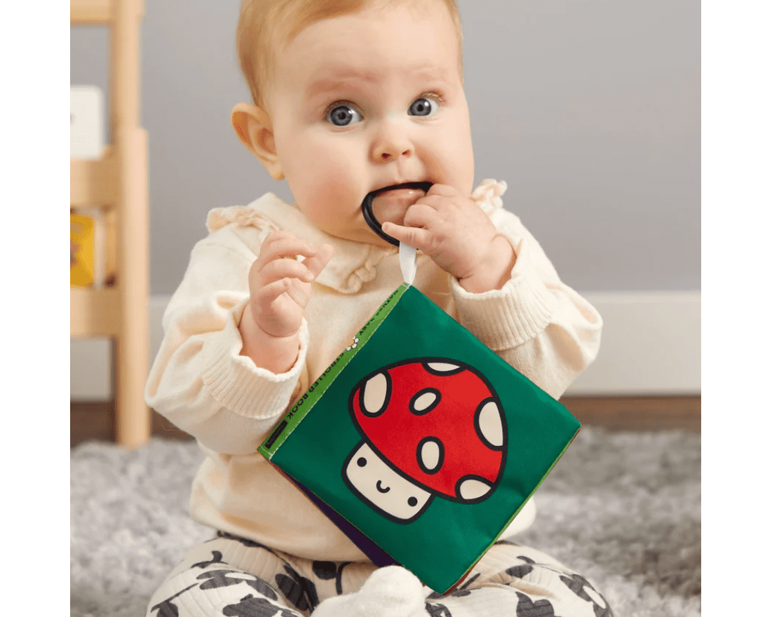 Nature Baby Crinkle Fabric Stroller Book - hip-kid