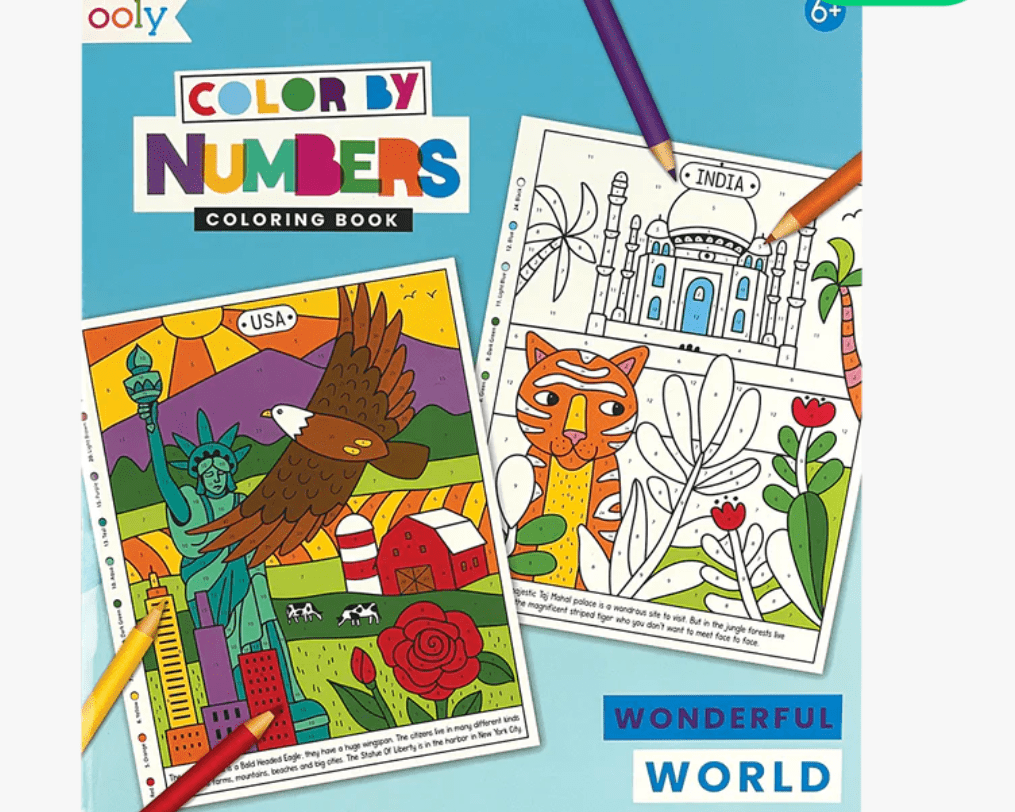 Ooly Color By Numbers - Wonderful World - hip-kid