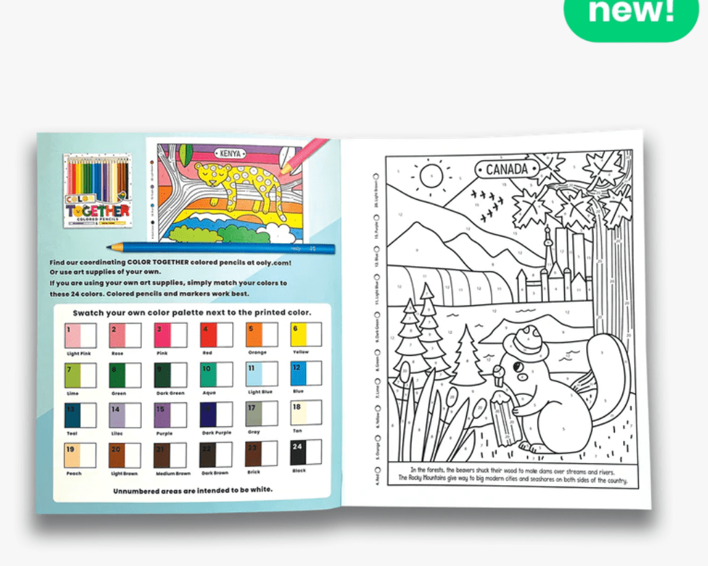 Ooly Color By Numbers - Wonderful World - hip-kid