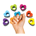 OOLY Heart Ring Crayons - Set of 6 - hip-kid