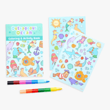Ooly Mini Traveler Outrageous Ocean Coloring & Activity Kit - hip-kid