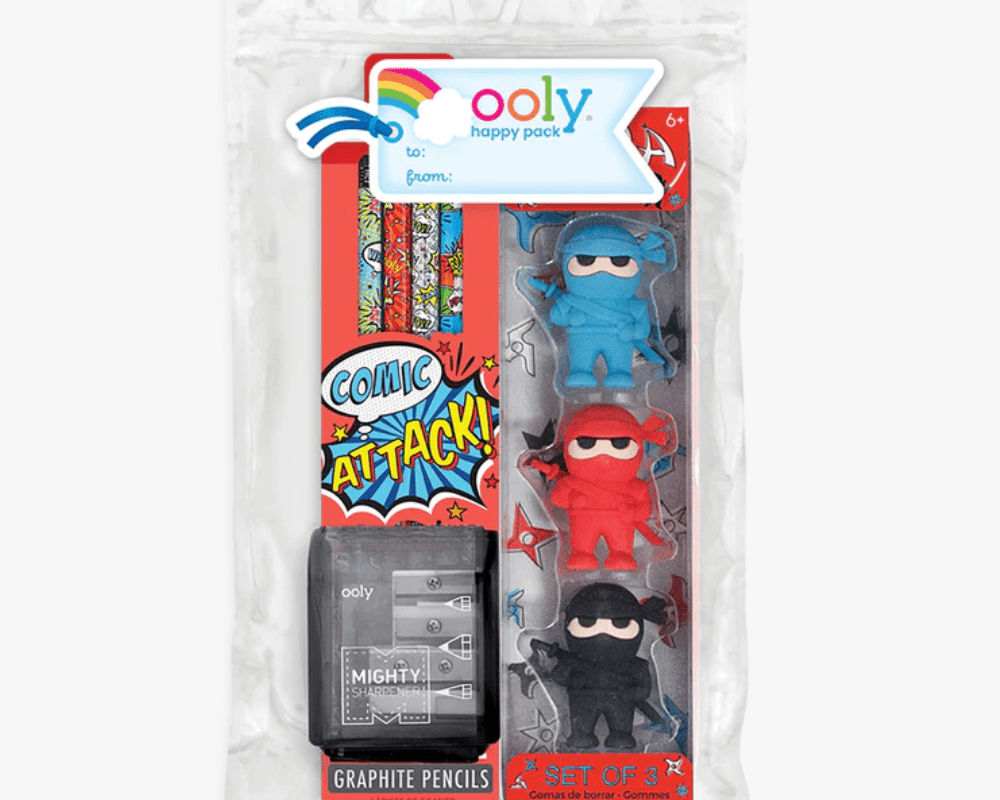 Ooly Comic Attact Happy Pack - hip-kid