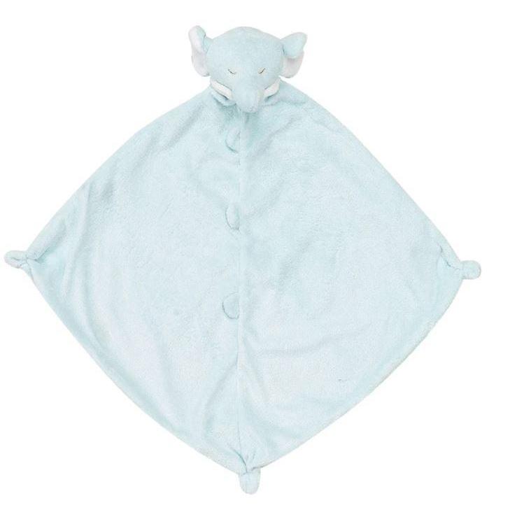 Angel Dear Soft Blankie - Blue Elephant-ANGEL DEAR-hip-kid