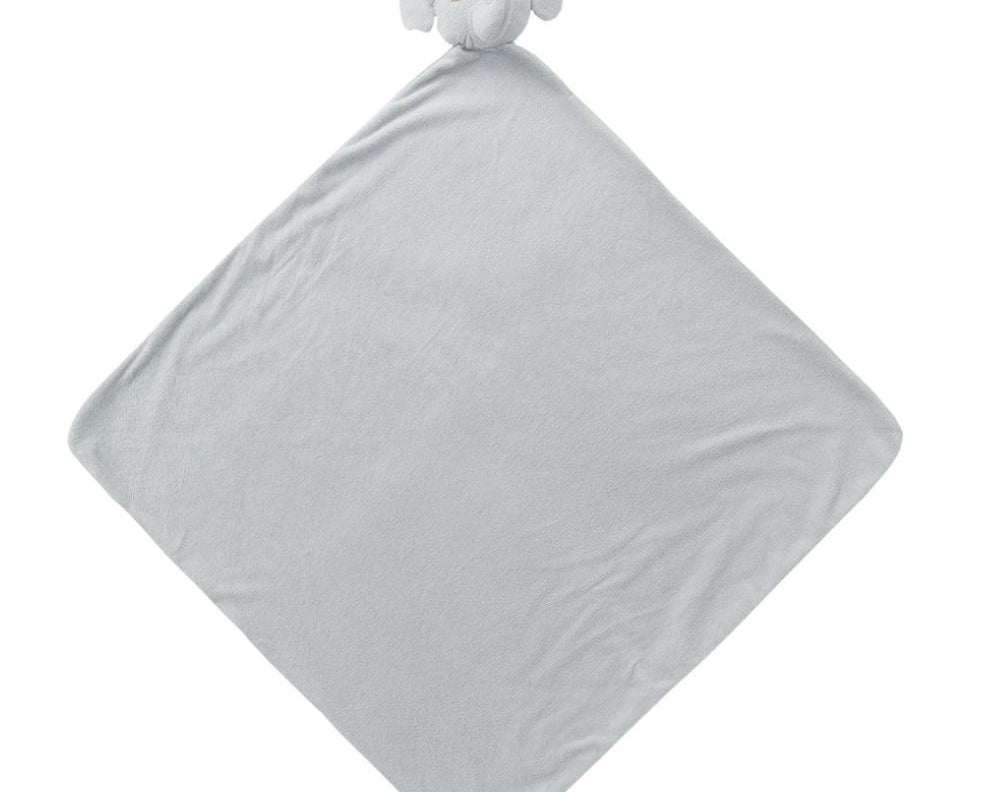 Angel Dear Soft Blankie - Grey Elephant-ANGEL DEAR-hip-kid