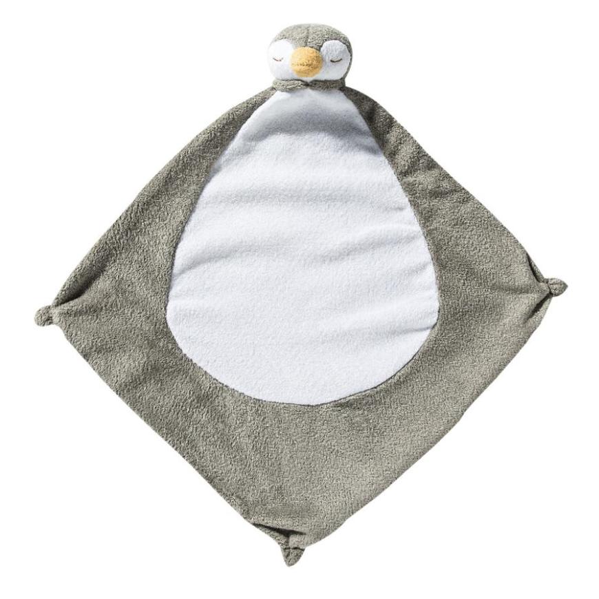 Angel Dear Soft Blankie - Grey Penguin-ANGEL DEAR-hip-kid