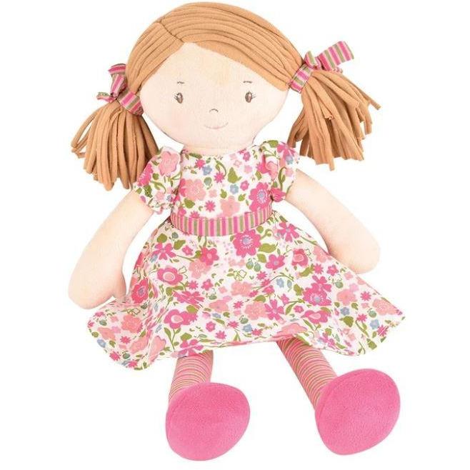 Bonikka Fran - (Lt Brown hair/pk & gn dress)-CREATIVE EDUCATION OF CANADA-hip-kid