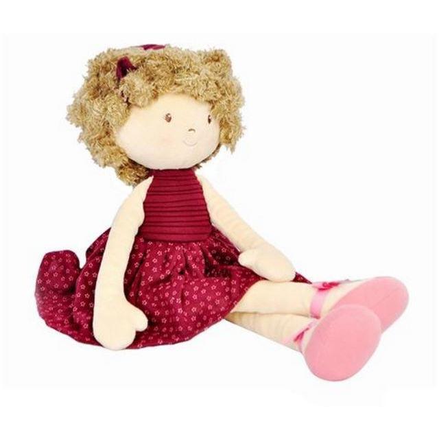 Bonikka Lola (Lt.Brown hair w/ Maroon Dress)-CREATIVE EDUCATION OF CANADA-hip-kid